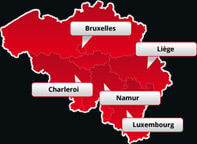 Nos bureaux en Belgique et au Luxembourg